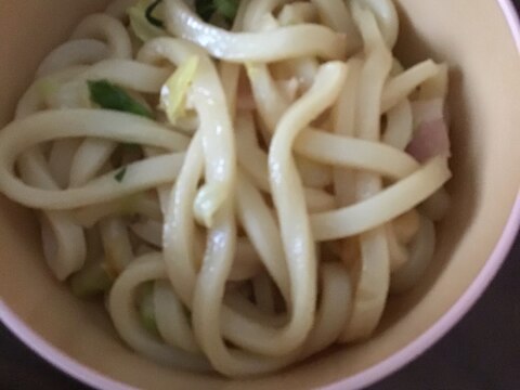 小松菜焼うどん